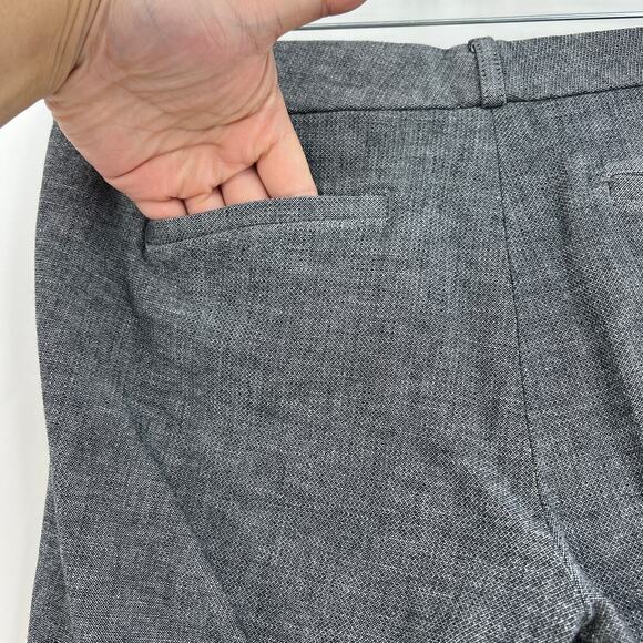 Banana Republic US 6 Long Womens Gray Heathered Slim Ankle Skinny Dress Pants - Picture 6 of 10